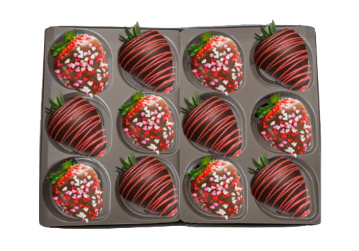 Hand-Dipped Sweetheart Strawberries