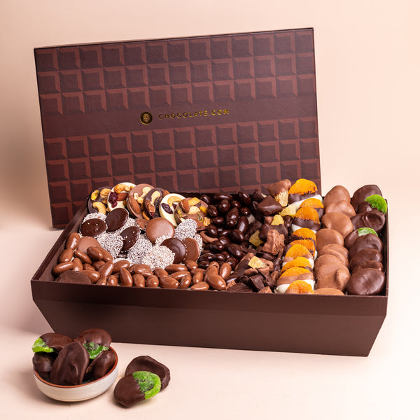 Ultimate Dried Fruit & Nut Belgian Chocolate Basket