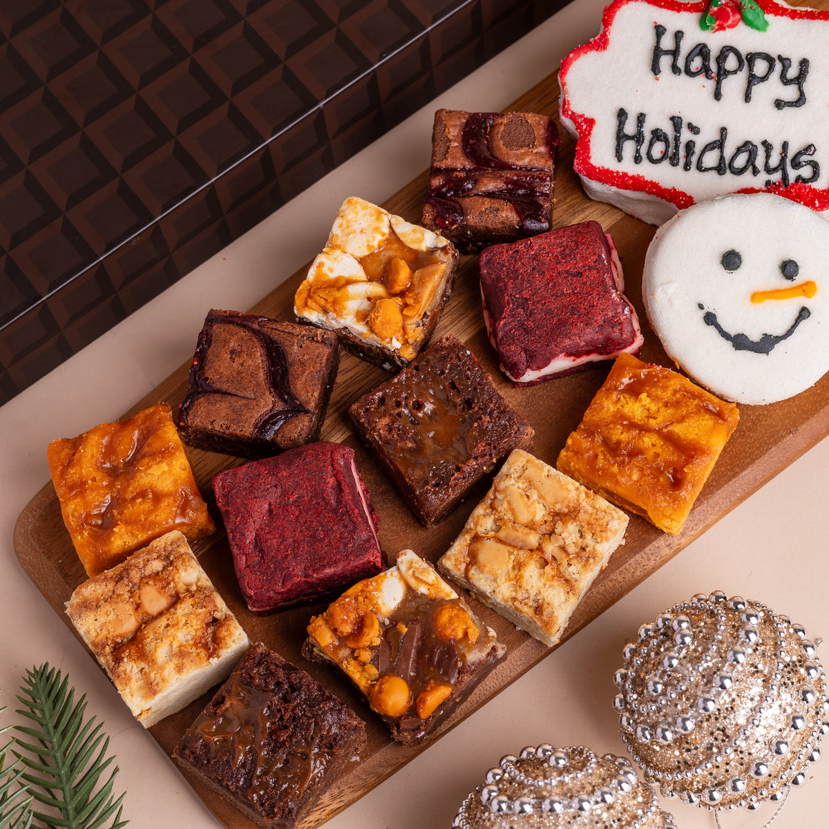 Happy Holiday Brownies