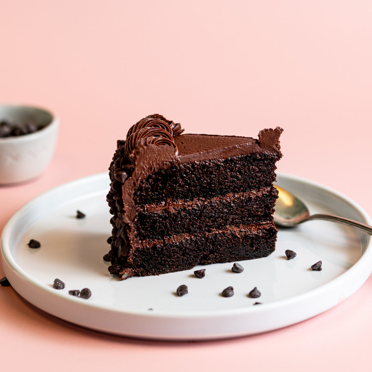 Chocolate Layered Fudge Cake