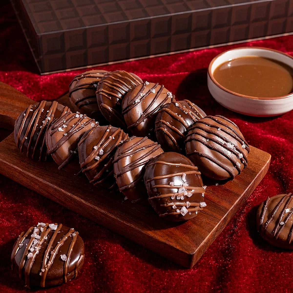 Belgian Chocolate-Dunked Sea Salt Caramel Oreos®