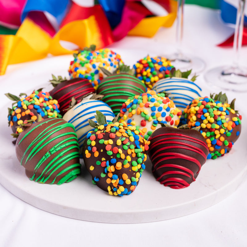 Hand-Dipped Celebration Belgian Chocolate Strawberries