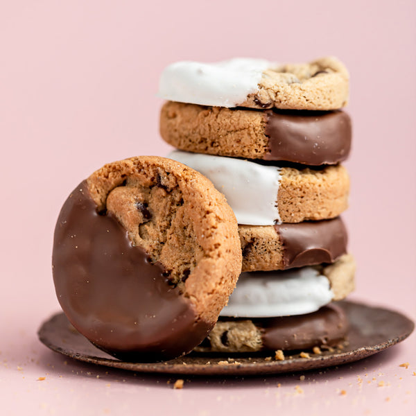 Half-Dunked Chocolate Chip Cookies