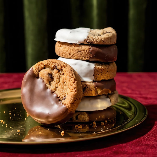 Half-Dunked Chocolate Chip Cookies