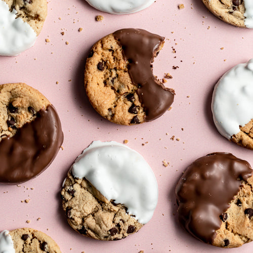 Half-Dunked Chocolate Chip Cookies