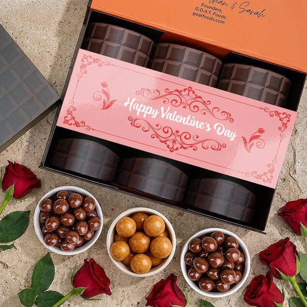 Cupid's Best Seller Chocolate Gems - 3 Tube Gift Box