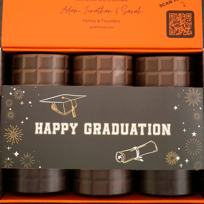 Happy Graduation Chocolate Gems - 3 Tube Gift Box