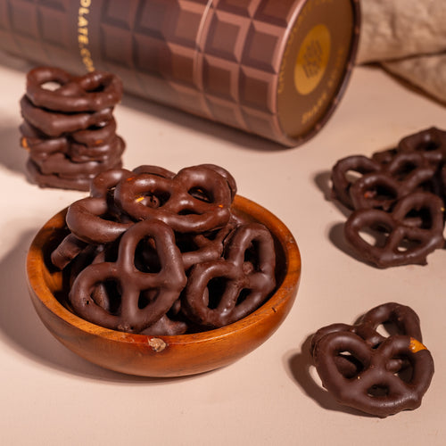 Dark Chocolate Fudge Pretzels