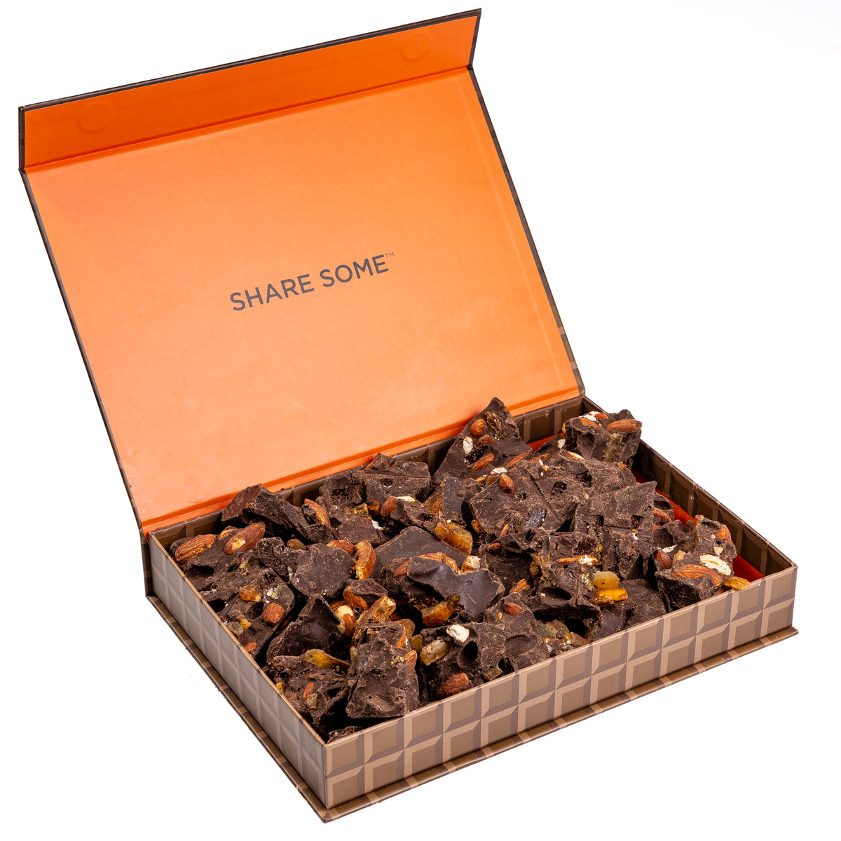 Roasted Orange Almond Chocolate Chunks