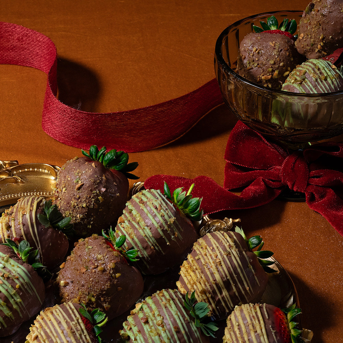 Dubai Hand-Dipped Belgian Chocolate Strawberries