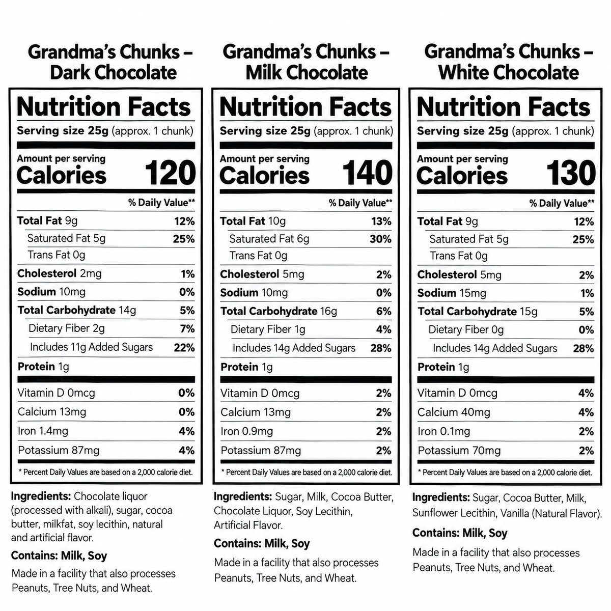 Grandma Anne’s™ Chocolate Chunks