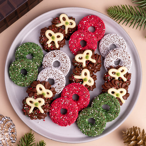 Holiday Mini Ganache Wreaths