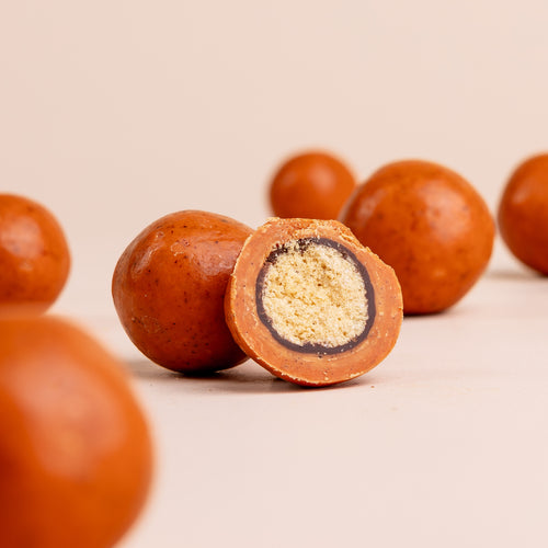 Pumpkin Spice Malted Milk Balls