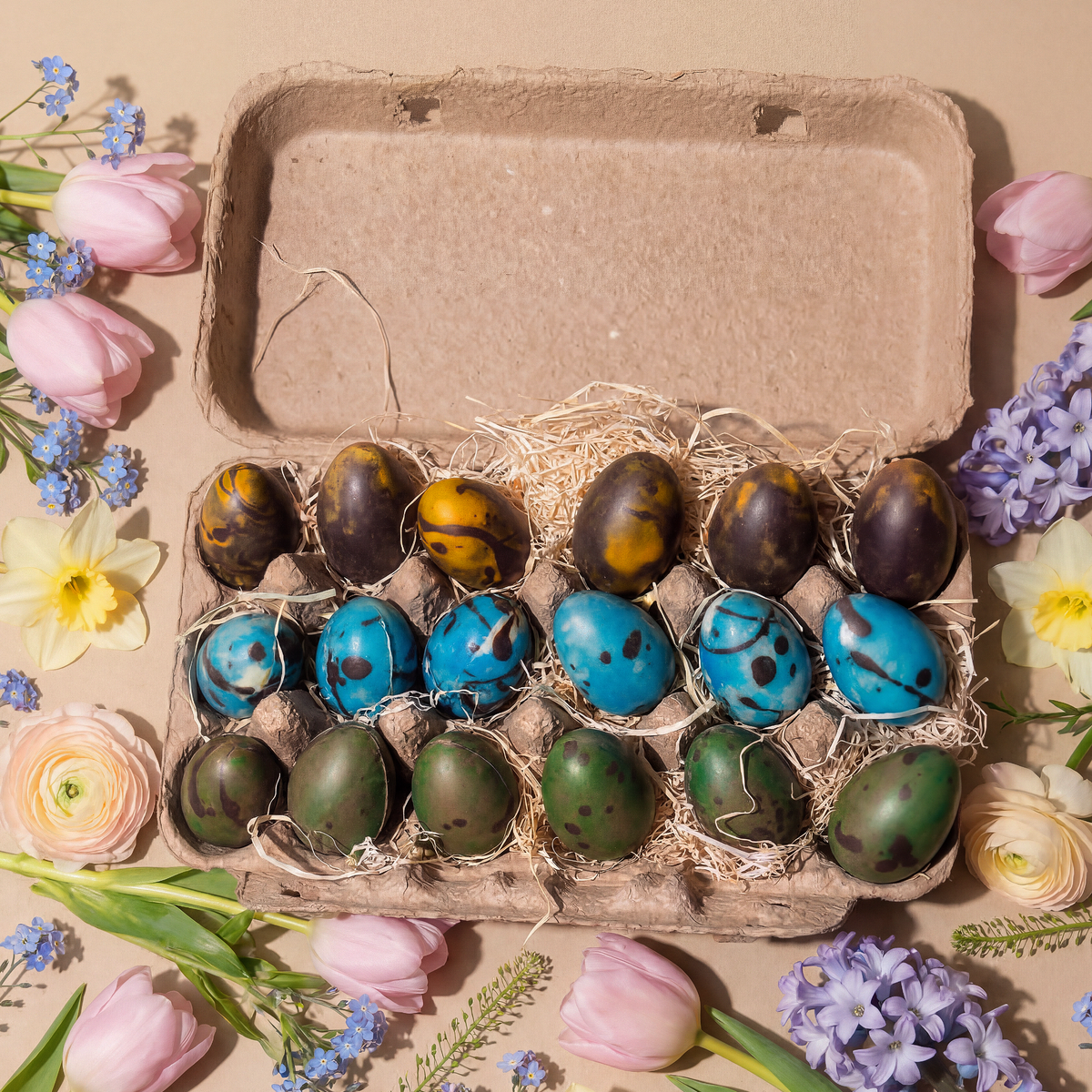Handcrafted Chocolate Easter Eggs
