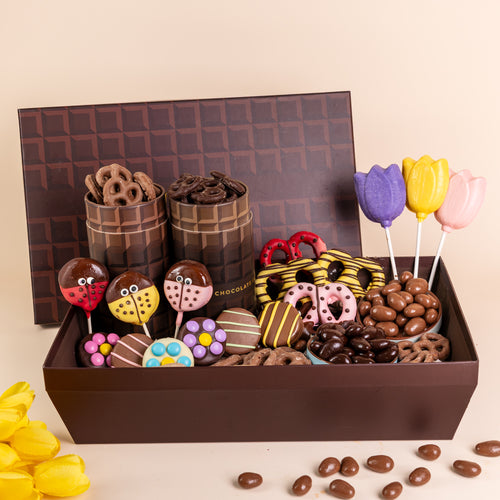 Spring-tacular Belgian Chocolate Basket