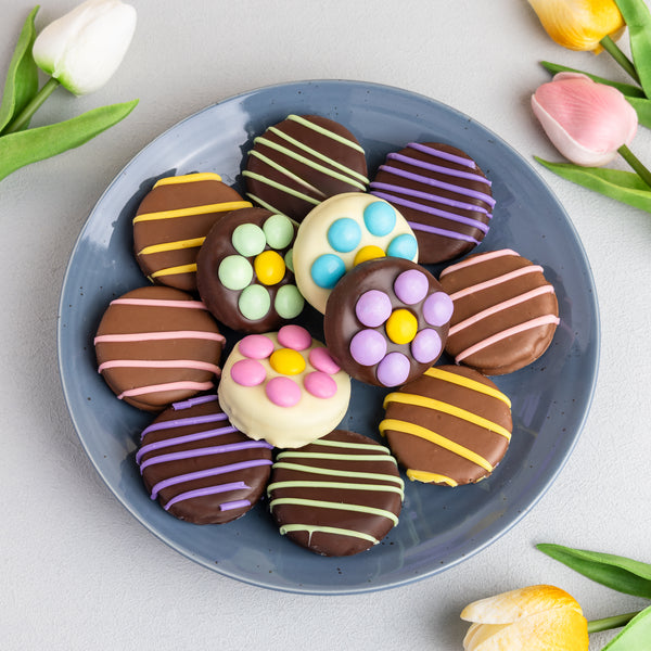 OREO クッキー　ミルクスプラッシュ　ディスプレイスタンド Summer Belgian Chocolate-Dunked Oreos® – Chocolate.com