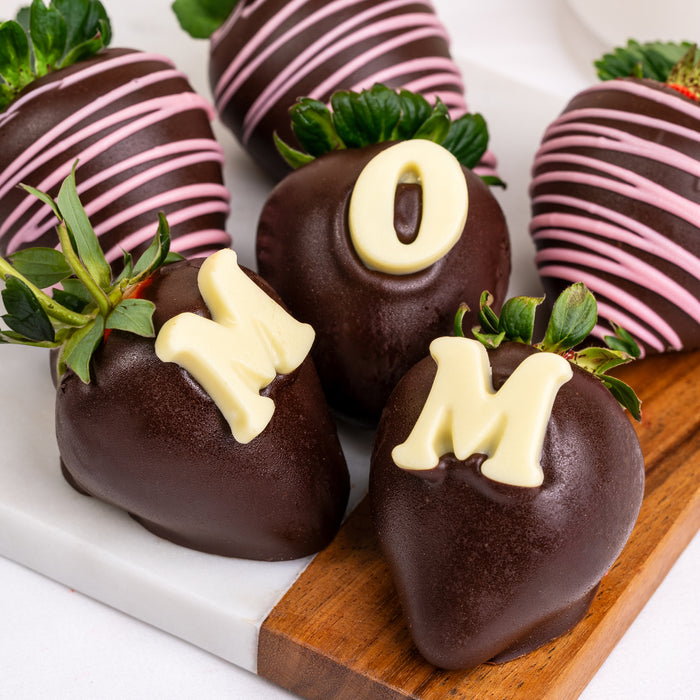 Mom Hand-Dipped Belgian Chocolate Strawberries