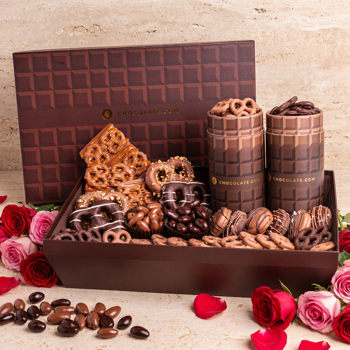 Ultimate Sweet n' Salty Belgian Chocolate Basket