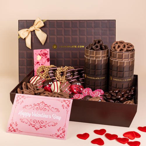 Sweeten Your Valentine's Day Belgian Chocolate Gift Basket