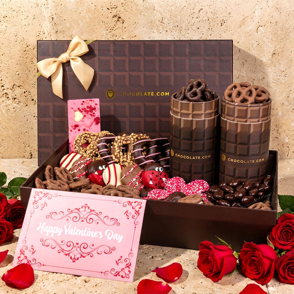 Sweeten Your Valentine's Day Belgian Chocolate Gift Basket