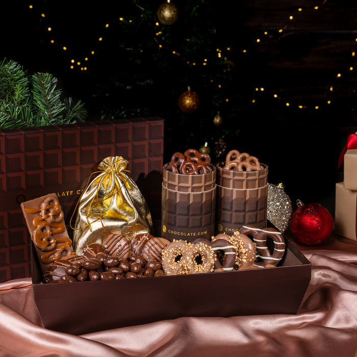 Ultimate Sweet n' Salty Belgian Chocolate Basket