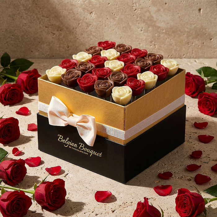 Classic Belgian Bouquet™ Chocolate Roses