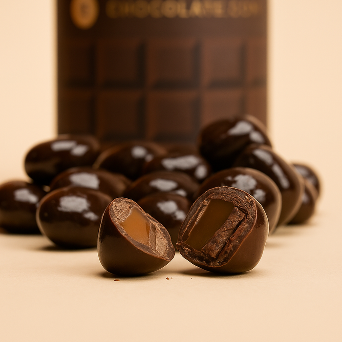 Dark Chocolate Sea Salt Caramels